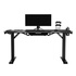 Papírenské zboží - ULTRADESK Biurko dla gracza FORCE - szare, 166x70 cm, 76.5 cm, z podkładką pod mysz XXL, uchwyt na napoje i słuchawki