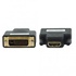 Papírenské zboží - Video Redukcja, DVI (24+1) M-HDMI F, 0, czarna, Logo