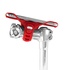 Papírenské zboží - Uchwyt telefonu komórkowego Bone Bike Tie 3 Pro, na rower, regulowany rozmiar, czerwony, 5.8-7.2, silikon, nocowany na trzonku ki