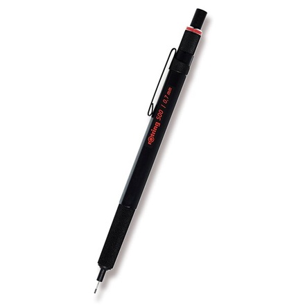 Papírenské zboží - Mikrotužka Rotring 500 Black 0,7 mm