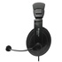 Papírenské zboží - Defender Gryphon 750, słuchawki z mikrofonem, regulacja głośności, czarna, zamykane, 2x 3.5 mm jack