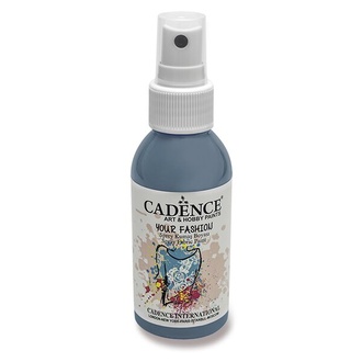 Papírenské zboží - Barvy na textil Cadence Your Fashion, šedá, 100 ml