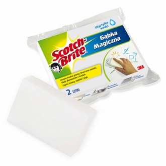 Papírenské zboží - Houba na odstraňování skvrn, 3M "Scotch-Brite" [2 ks]