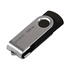 Papírenské zboží - Goodram USB flash disk, USB 3.0 (3.2 Gen 1), 128GB, UTS3, czarny, UTS3-1280K0R11, USB A, z obrotową osłoną