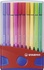 Papírenské zboží - Marker fibrowy premium - STABILO Pen 68 - ColorParade - Zestaw 20 szt. niebieski/czerwony