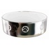 Papírenské zboží - Ceramiczna miska dla psa z łapkami, srebrno-biała 0,3 l/o 12 cm