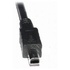 Papírenské zboží - USB kabel (2.0), USB A M - 4-pin M, 1.8m, czarny, Logo, blistr, MITSUMI