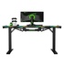 Papírenské zboží - ULTRADESK Biurko dla gracza FORCE - zielone, 166x70 cm, 76.5 cm, z podkładką pod mysz XXL, uchwyt na napoje i słuchawki