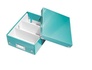 Papírenské zboží - Małe pudełko organizacyjne Leitz Click & Store, niebieskie