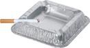 Papírenské zboží - Popielniczka aluminiowa 12,6 x 12,6 x 2,2 cm [10 szt.]