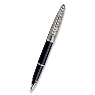 Papírenské zboží - Waterman Carene Contemporary Black & Gunmetal ST hrot F