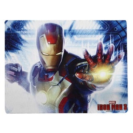 Papírenské zboží - Podložka pod myš, IRON MAN EMP005, herní, modrá, 31x25cm, E-Blue