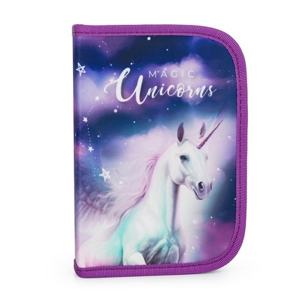 Papírenské zboží - Penál 1 p. 2 chlopně, prázdný Pegas