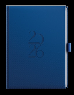 Papírenské zboží - Denní diář - David - Deny - A5 - modrá