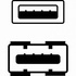 Papírenské zboží - Przedłużacz USB (2.0), USB A M - USB A F, 3m, czarny, Logo, cena za 1 szt.