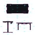 Papírenské zboží - ULTRADESK Biurko dla gracza FORCE - niebieskie, 166x70 cm, 76.5 cm, z podkładką pod mysz XXL, uchwyt na napoje i słuchawki