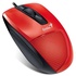 Papírenské zboží - Mysz "DX-150X", czerwona, przewodowa, optyczna, rozmiar standardowy, USB, GENUIS