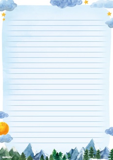 Papírenské zboží - Blok - A5 - Hory