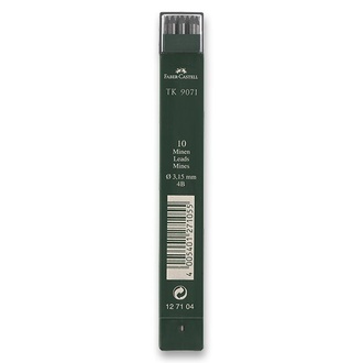 Papírenské zboží - Grafitové tuhy Faber-Castell TK 9071 3,15 mm, tvrdost 4B