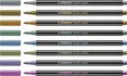 Papírenské zboží - Metaliczny marker STABILO Pen 68 metaliczny - zestaw 8 sztuk