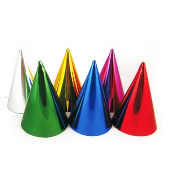Papírenské zboží - Papírové barevné kloboučky [6 ks]