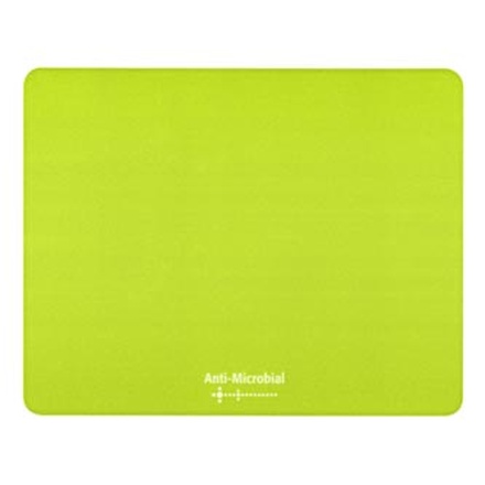 Papírenské zboží - Podložka pod myš, Polyprolylen, zelená, 24x19cm, 0.4mm, Logo, antimikrobiální