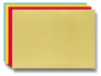 Papírenské zboží - KARTKA LISTOWA KOLOROWA CLAIREFONTAINE - A4, 25 SZT