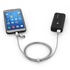 Papírenské zboží - USB kabel (2.0), USB A M - microUSB M + Apple Lightning M, 1m, 2 in 1 srebrny, Verbatim, box, 48869, regulowana końcówka Lightning