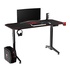 Papírenské zboží - ULTRADESK Biurko dla gracza LEVEL RED, 140x66cm, 72-124cm, elektrycznie regulowana wysokość, z podkładką pod mysz XXL, uchwyt na s