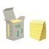 Papírenské zboží - Kartka samoprzylepna, 38x51 mm, 100 kartek, recykling, 3M POSTIT, żółty