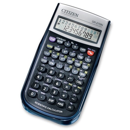 Papírenské zboží - Vědecký kalkulátor Citizen SR-270N černý