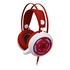 Papírenské zboží - Redragon SAPPHIRE, Gaming Headset, słuchawki z mikrofonem, z regulacją głośności, biało-czerwony, 2x 3.5 mm jack + USB