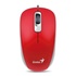 Papírenské zboží - Genius Mysz DX-110, 1000DPI, optyczna, 3kl., przewodowa USB, czerwona, standardowy, uniwersalny