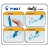 Papírenské zboží - Wałek wielokrotnego zapisu Pilot FriXion Ball Clicker 0,5 - niebieski