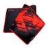 Papírenské zboží - Podkładka pod mysz, P2-XL, do gry, czarno-czerwona, 78 x 27 x 0.4 cm, Red Fighter