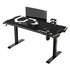Papírenské zboží - ULTRADESK Biurko dla gracza FORCE - białe, 166x70 cm, 76.5 cm, z podkładką pod mysz XXL, uchwyt na napoje i słuchawki