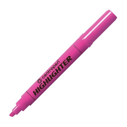 Papírenské zboží - Zvýrazňovač CENTROPEN 8552 1-4,6 mm růžový