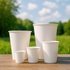Papírenské zboží - Kubek papierowy biały średnica 62mm 110ml `XS: 0,08L/4oz` [50 szt]