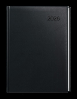 Papírenské zboží - Denní diář - David - Vivella - A5 - černá