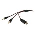 Papírenské zboží - Słuchawki gamingowe Redragon Placet z mikrofonem, regulacją głośności, czarne, 2x jack 3,5 mm