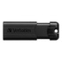 Papírenské zboží - Verbatim USB flash disk, USB 3.0 (3.2 Gen 1), 16GB, PinStripe, Store N Go, czarny, 49316, USB A, z wysuwanym złączem