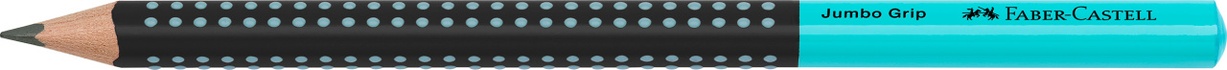 Papírenské zboží - Dwukolorowy ołówek grafitowy Jumbo Grip, turkusowy / czarny Faber-Castell 511912