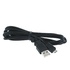 Papírenské zboží - USB kabel (2.0), USB A M - microUSB M, 1.8m, czarny, Logo Economy