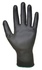 Papírenské zboží - Rękawice robocze zanurzone na dłoni i palcach w poliuretanie, rozmiar 8, czarny