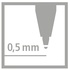 Papírenské zboží - Ergonomiczny wałek dla osób leworęcznych STABILO EASYoriginal Holograph Edition różowy