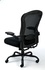 Papírenské zboží - Krzesło biurowe „Grande”, tekstylne, czarne, czarna podstawa, MaYAH