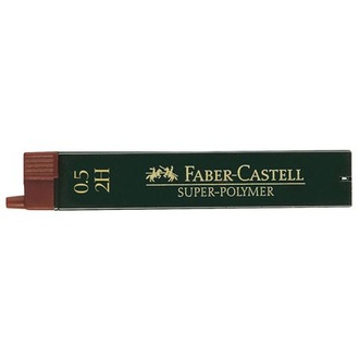 Papírenské zboží - Grafitové tuhy Superpolymer 0.5mm 2H Faber Castell 120512