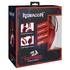 Papírenské zboží - Redragon SAPPHIRE, Gaming Headset, słuchawki z mikrofonem, z regulacją głośności, biało-czerwony, 2x 3.5 mm jack + USB