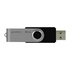 Papírenské zboží - Goodram USB flash disk, USB 2.0, 32GB, UTS2, czarny, UTS2-0320K0R11, USB A, z obrotową osłoną