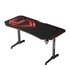 Papírenské zboží - ULTRADESK Biurko dla gracza FRAG XXL RED, 160 x 75 cm, 75 cm, uchwyty na słuchawki i napoje, z podkładką XXL na cały pulpit